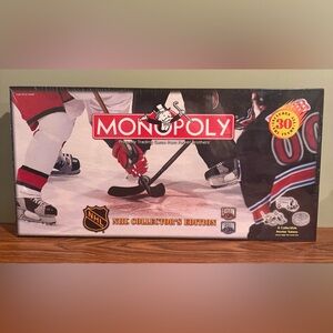 Vintage 1999 Monopoly NHL Collector's Edition Board Game SEALED